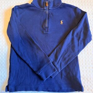 Polo by Ralph Lauren Navy Quarter-Zip Sweater
